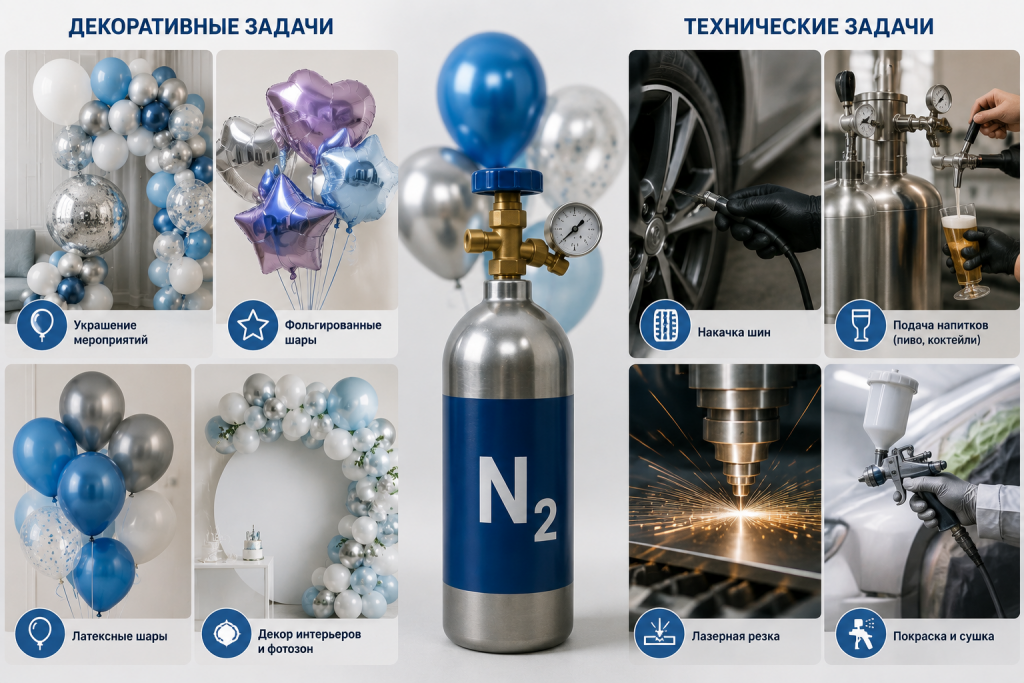 Азотные шарики: для каких декоративных и технических задач их используют